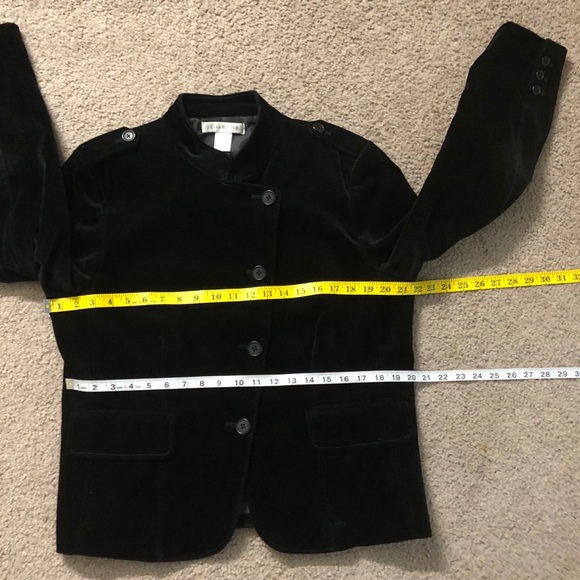 Pursuits LTD Velvet Jacket Sz 14 🦋Buttons Down - Picture 6 of 15